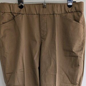 Lee Style Up Capri Pants Tan Size 16 $20.00